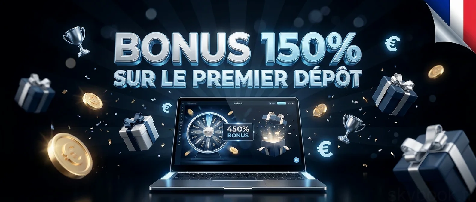 Bonus 150%sur le Premier Dépôt