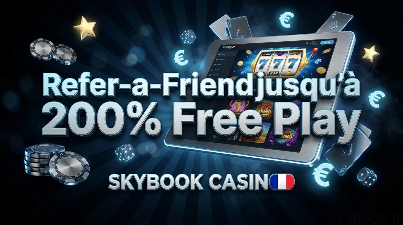 Refer-a-Friendjusqu'à 200% Free Play